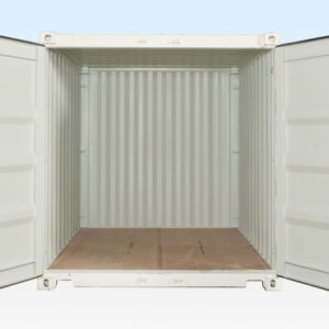 10FT X 8FT SHIPPING CONTAINER (ONE TRIP) WHITE (RAL 9003)