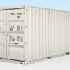 20FT SHIPPING CONTAINER (ONE TRIP) WHITE (RAL 9003)