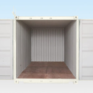 20FT SHIPPING CONTAINER (ONE TRIP) WHITE (RAL 9003)