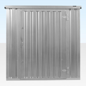 4M X 2.1M FLAT PACK CONTAINER STORE – GALVANISED