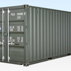20FT SHIPPING CONTAINER (ONE TRIP) DARK GREEN (RAL 6007)