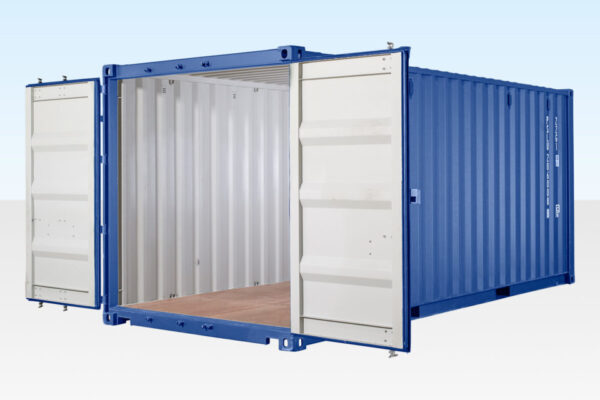 20FT SHIPPING CONTAINER (ONE TRIP) BLUE (RAL 5013)