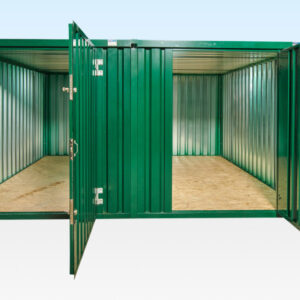4M X 4.2M SIDE LINKED FLAT PACK CONTAINER BUNDLE (POWDER COATED)