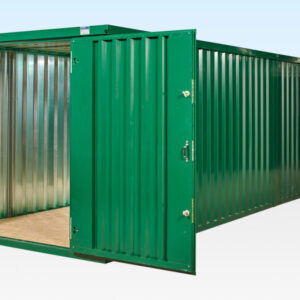 6M X 2.1M END LINKED FLAT PACKED CONTAINER BUNDLE (POWDER COATED)