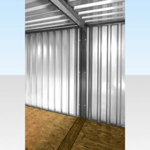 3M X 4.2M SIDE LINKED FLAT PACK CONTAINER BUNDLE (GALVANISED)