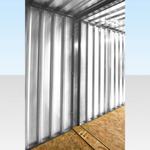 6M X 2.1M END LINKED FLAT PACKED CONTAINER BUNDLE (POWDER COATED)