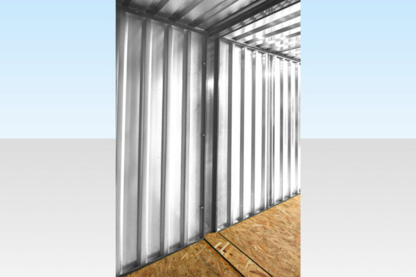 6M X 2.1M END LINKED FLAT PACKED CONTAINER BUNDLE (POWDER COATED)