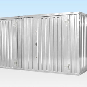 4M X 4.2M SIDE LINKED FLAT PACK CONTAINER BUNDLE (GALVANISED)