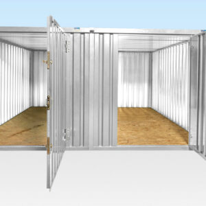 4M X 4.2M SIDE LINKED FLAT PACK CONTAINER BUNDLE (GALVANISED)